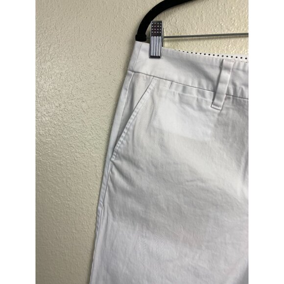 Tabots Bermuda 13" White Perfect Shorts Women size 8 Capsule Classic Vacation Co - Picture 11 of 11